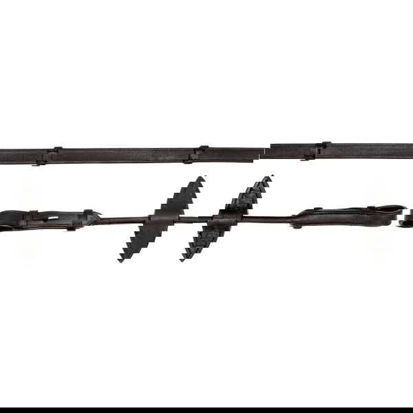 Bridlery Reins Leather, Leather Reins, Round Stitched, with Bars