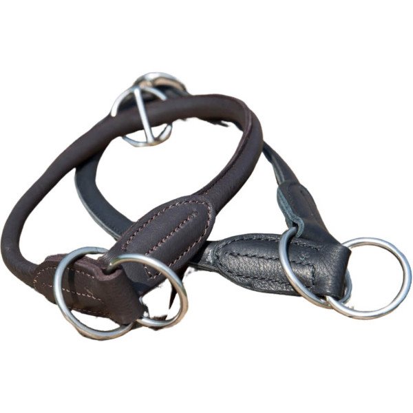 Kieffer Dog Collar Ultrasoft Round Stitched, Leather collar, Training Collar