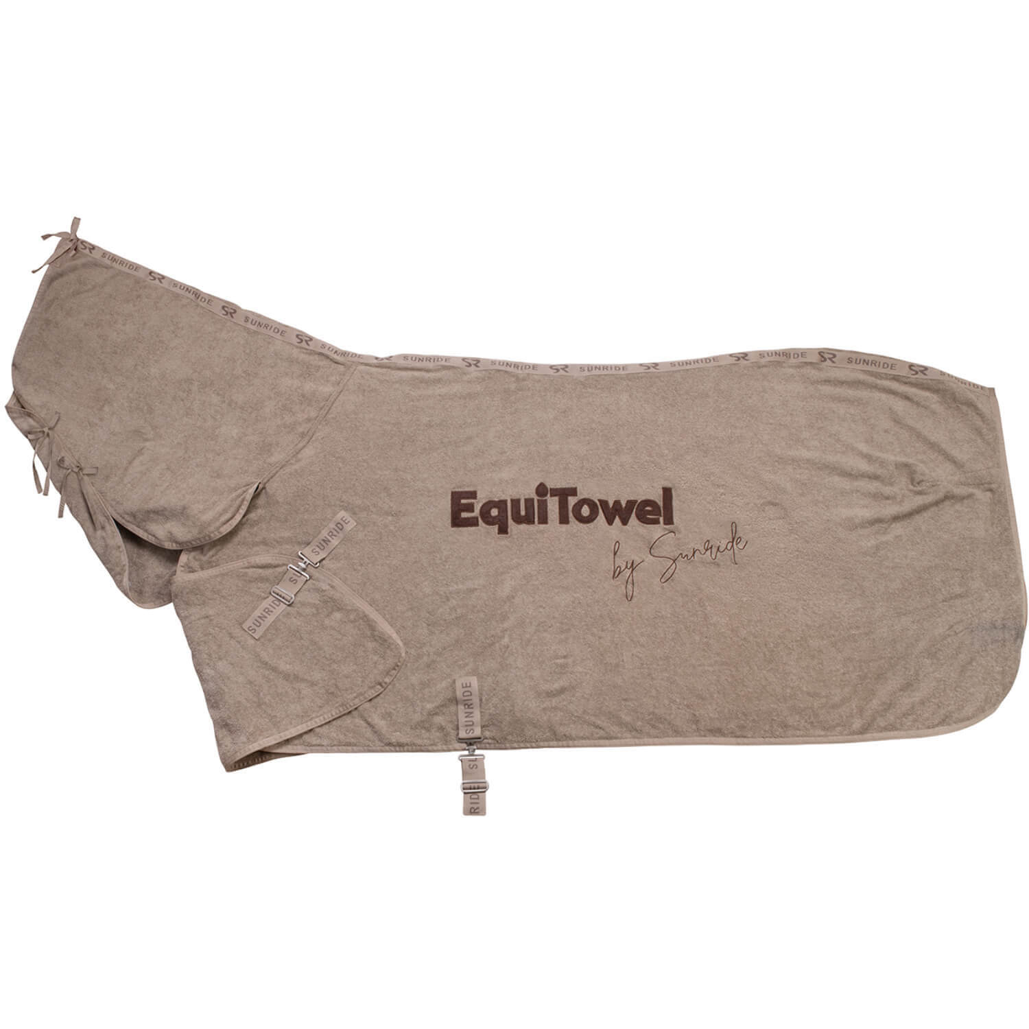 Sunride Abschwitzdecke EquiTowel, Frotteedecke, mit Halsteil