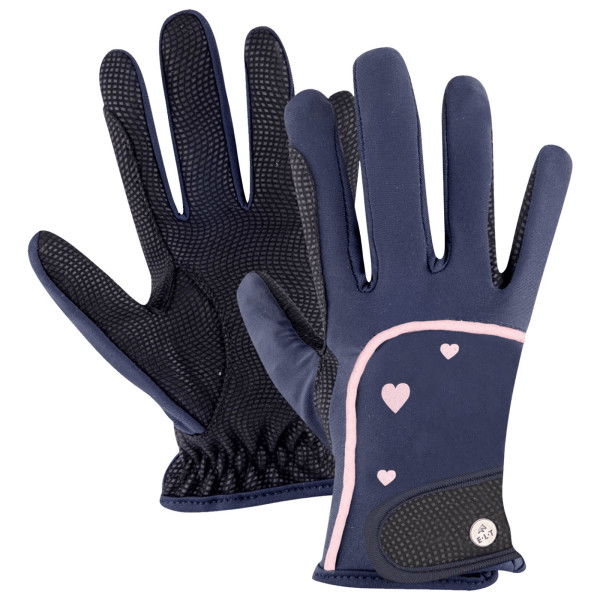 ELT Kids Riding Gloves Metropolitan Hearts