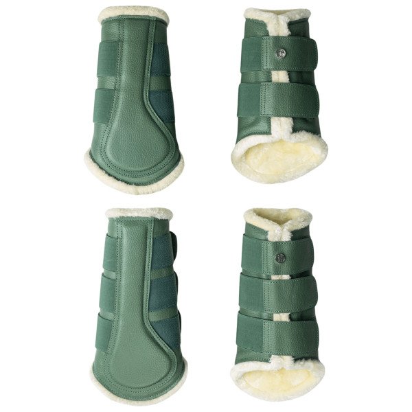 PS of Sweden Tendon Boots SS22, Set of 4, Faux Fur
