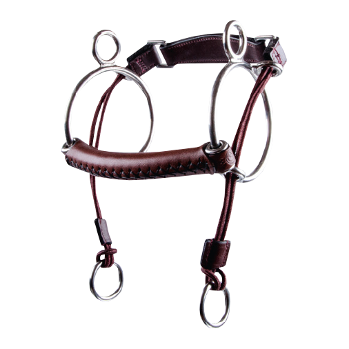 Trust Leder Aufziehtrense Curb Gag straight