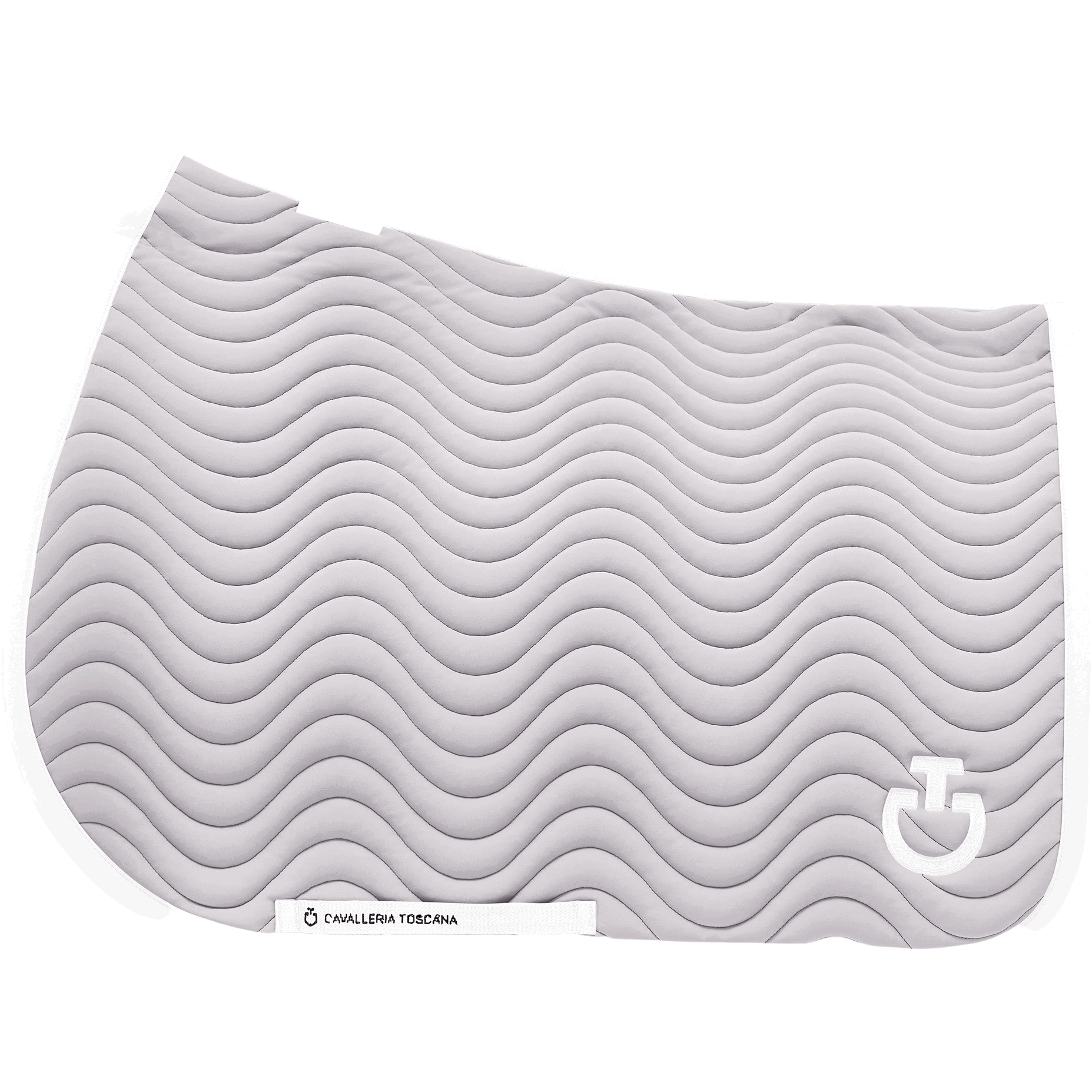 Rhinegold Tapis De Selle Wave - Numnah Coton Motif Vague - Taille Cob/Full/Pony - Pour Cheval