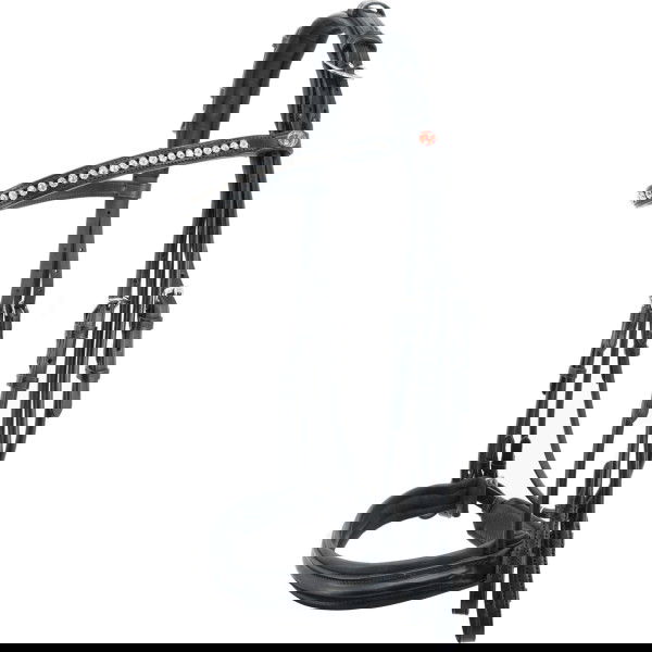 Kieffer Double Bridle Sylvie, Swedish Noseband, with Reins