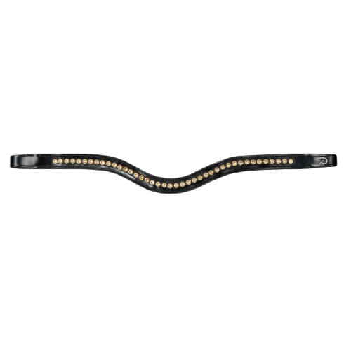 Dyon Browband Gold Swarovski V-Shaped NEC