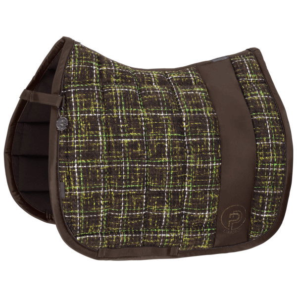 Eskadron Saddle Pad Big Square Bouclé Platinum FW24, Dressage Saddle Pad