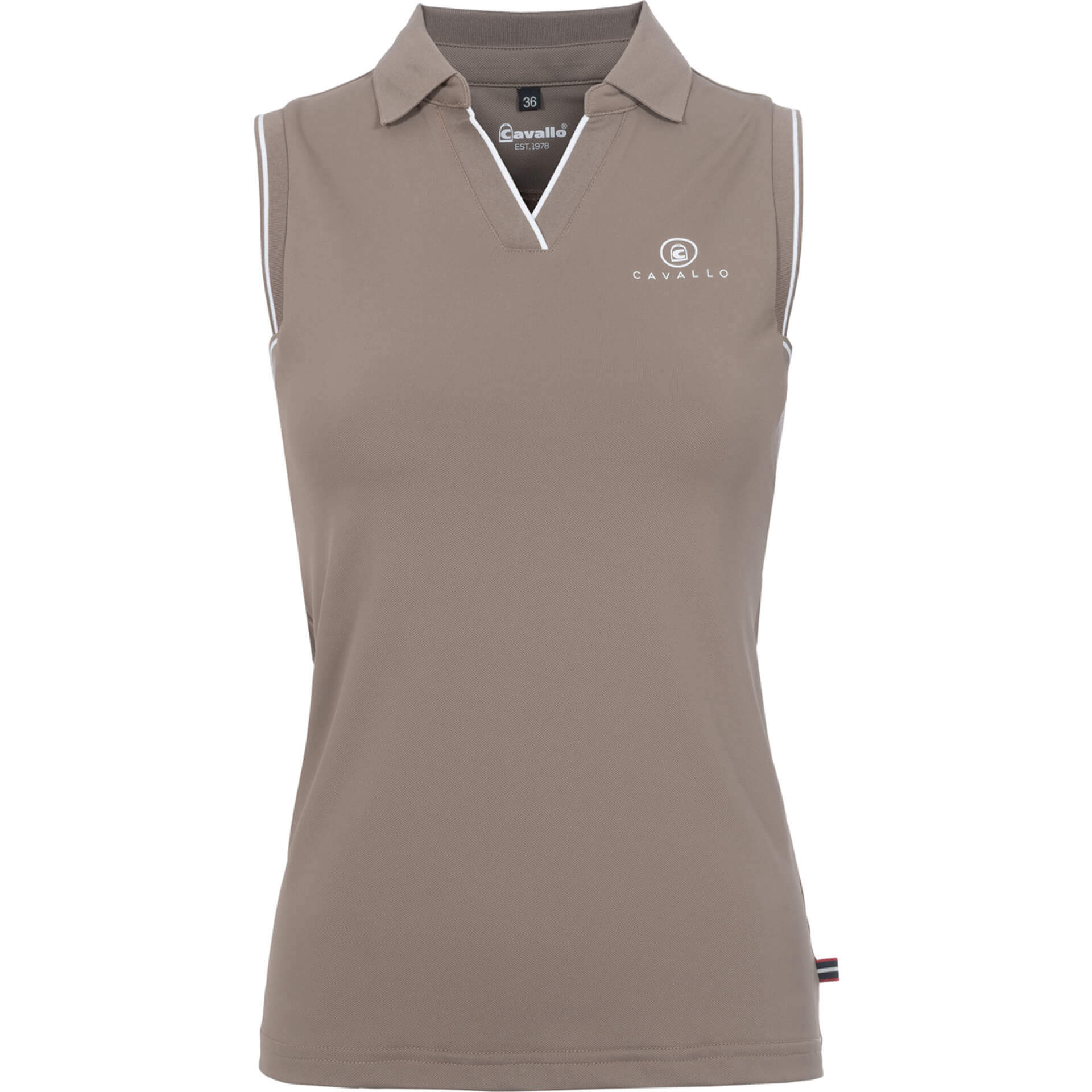 Cavallo Top Damen CAVALBUA FS26, Funktions-Polotop, ärmellos