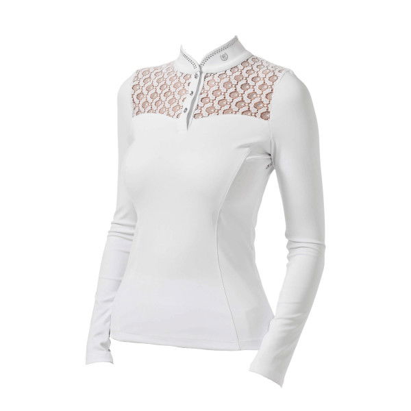 Equestrian Stockholm Women's Competition Shirt Crystal Champion Striking Valley, long-sleeved