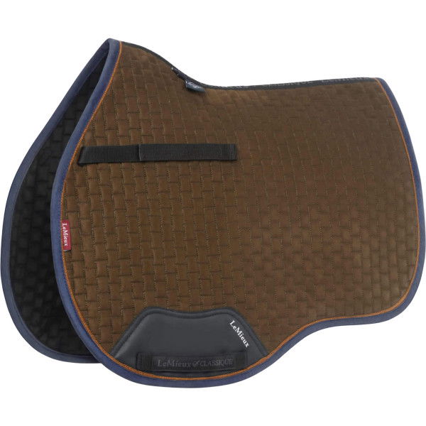 LeMieux Saddle Pad Suede GP Square FW24, Jumping Saddle Pad