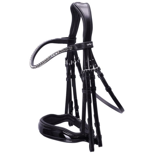 Schockemöhle Sports Double Bridle Milazzo, Swedish Noseband, without Reins