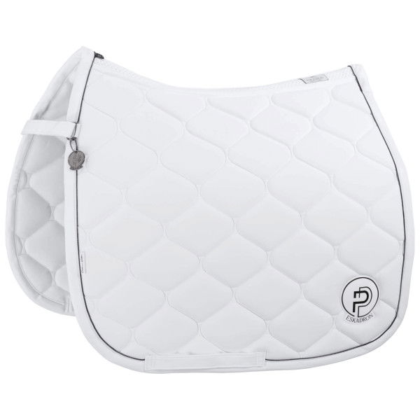 Eskadron Saddle Pad Softshell Emblem Platinum FW24, Dressage Saddle Pad