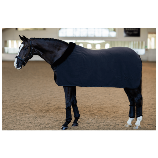 Equestrian Stockholm Abschwitzdecke Black Edition Fax Fur, Fleecedecke