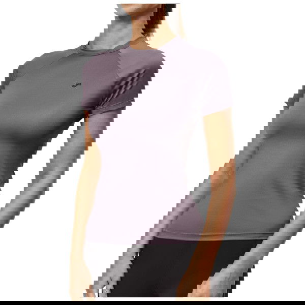 Equestrian Stockholm Shirt Damen Dynamic Base Layer Dark Violet, Trainingsshirt, kurzarm