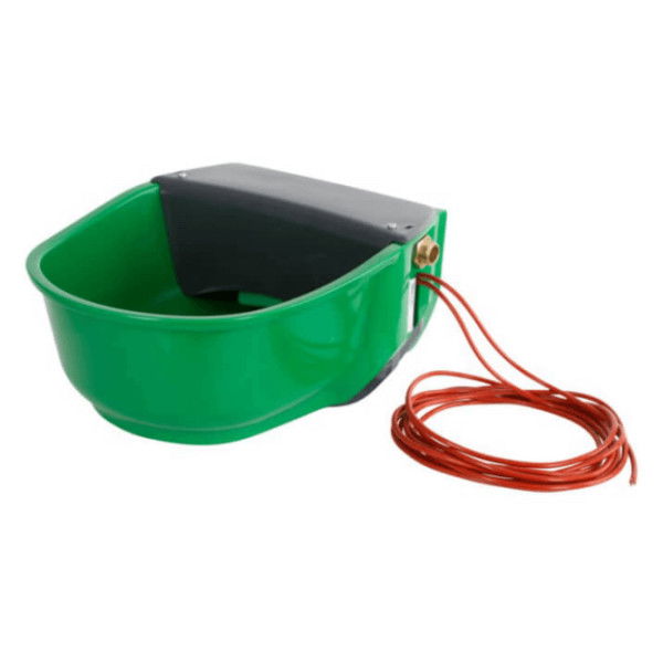 Kerbl Heated Float Drinking Bowl SH30, 73 Watts, 24 V, with Pipe Trace Heating, G 1/2 "