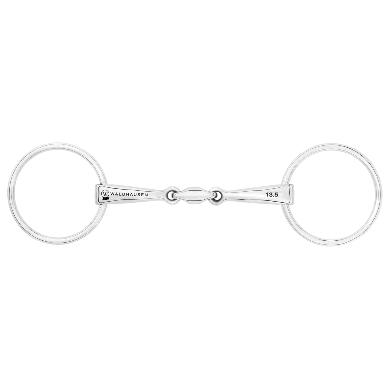 Waldhausen Wassertrense, Edelstahl, doppelt gebrochen, Gebiss