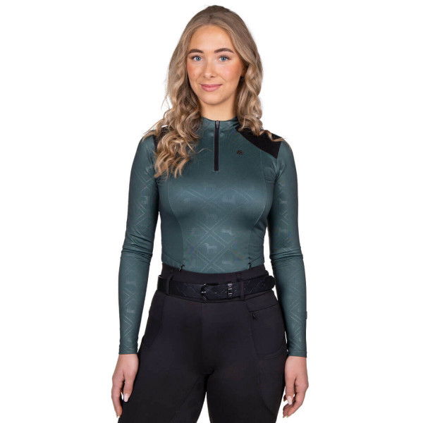 QHP Shirt Damen Avélie HW24, Thermoshirt, langarm