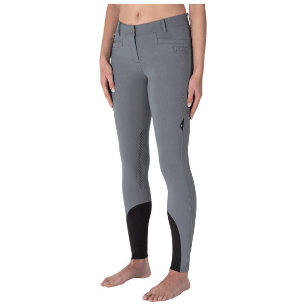 Equiline Reithose Damen Eqash Glitzersteine, Kniebesatz, Knee-Grip