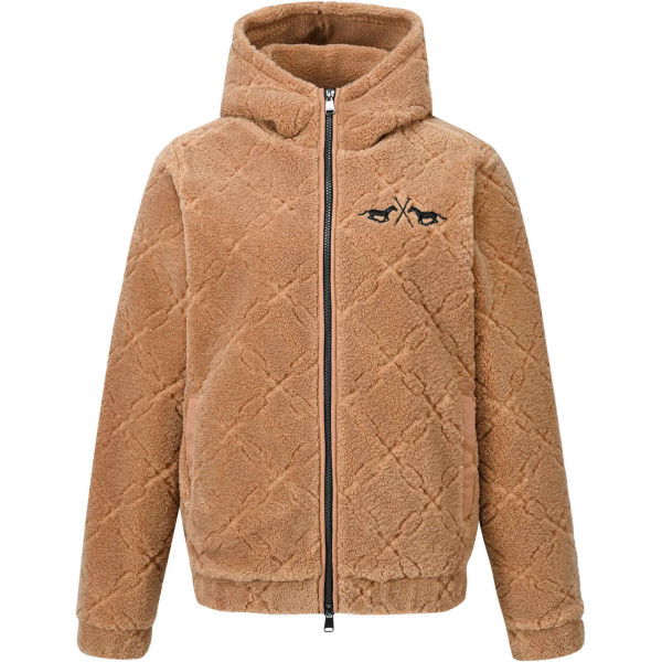 HV Polo Jacke Damen HVPVera Chain HW24, Teddy Bomber Jacke