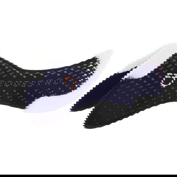 Equestro Saddle Pad, Memory Foam, with Fur Trim at Front and Back, Faux Fur