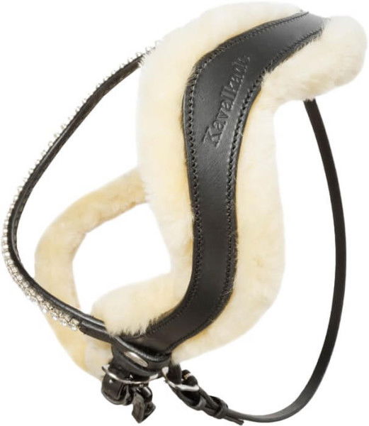 Kavalkade Bridle Joyce, swedish combined, with lambskin, with reins