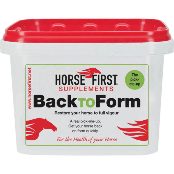 Horse First Back to Form, Supplementary Feed, for Energy and Performance, Powder