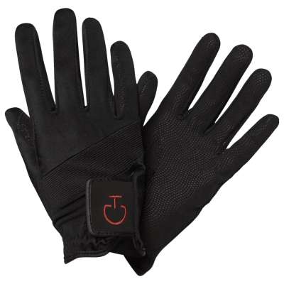 Cavalleria Toscana Riding Gloves Technical Gloves, with Velcro Fastener