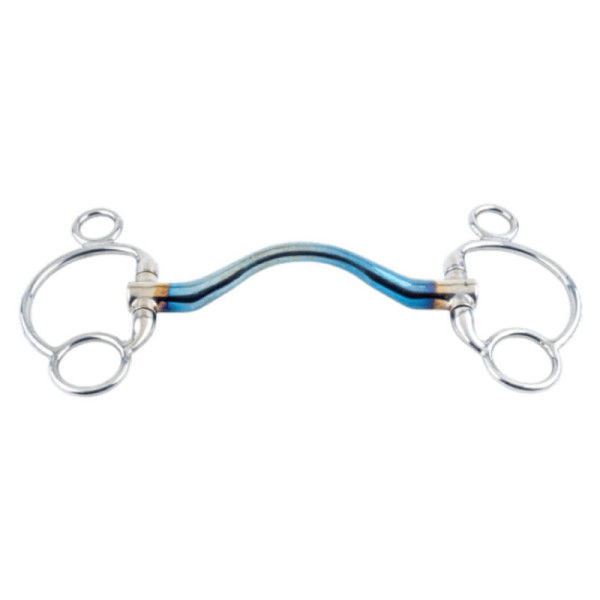 Trust 2.5-Ring Eggbut Snaffle, Sweet Iron, Medium Port, Bar Bit, Medium Tongue Clearance