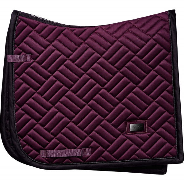 Equestrian Stockholm Saddle Pad Modern Purple Night, Dressage Saddle Pad