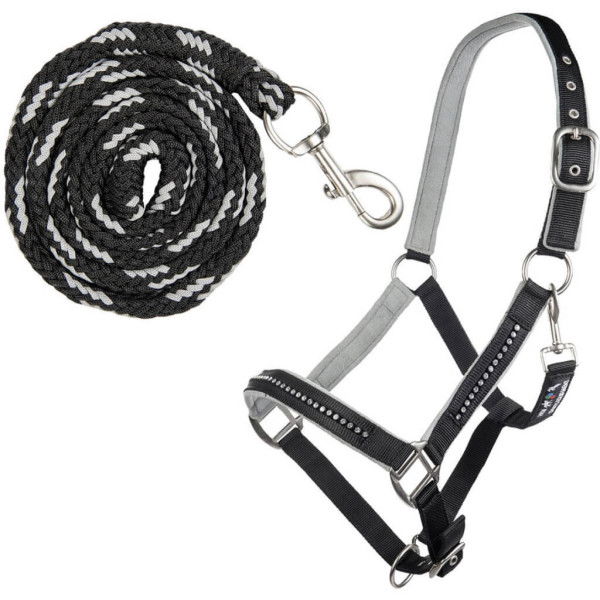 HKMHeadcollar Set Crystal, with Rope