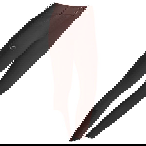 RG Italy Reithose Damen RG High Waist, Kniebesatz, Knee-Grip