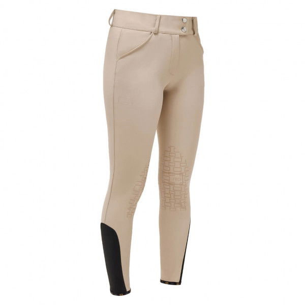 RG Italy Reithose Damen RG High Waist HW22, Kniebesatz, Knee-Grip
