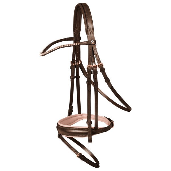 Waldhausen Bridle X-Line Rosé, English Combined, with Reins