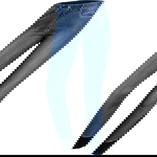 Schockemöhle Sports Reithose Damen Summer SPDelphi Jeans, Jeansreithose, Vollbesatz, Full-Grip