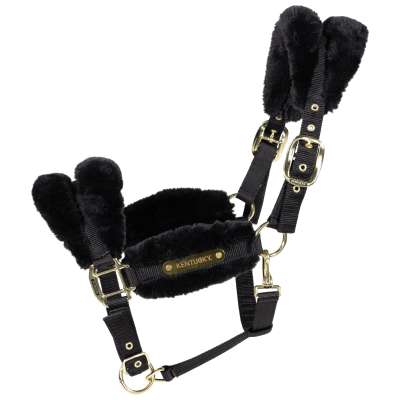 Kentucky Horsewear Nylon Sheepskin Halter