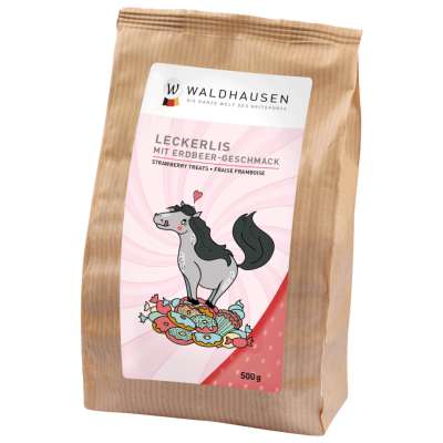 Waldhausen Pferdeleckerlis Herzen Kids, 500 g