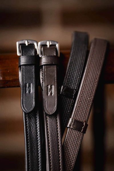 Horseware Jumper FW25, Leather Reins, Rubber Reins, with Leather Straps