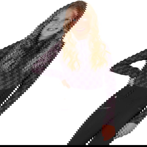 QHP Shirt Mädchen Lize Junior HW25, Trainingsshirt, Base Layer, langarm