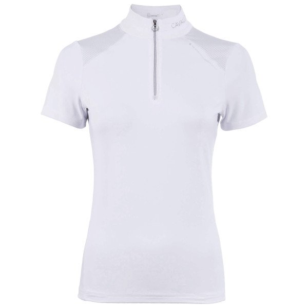 Cavallo Women´s Competition Shirt Caval Competition Halfzip Shirt, short-sleeved