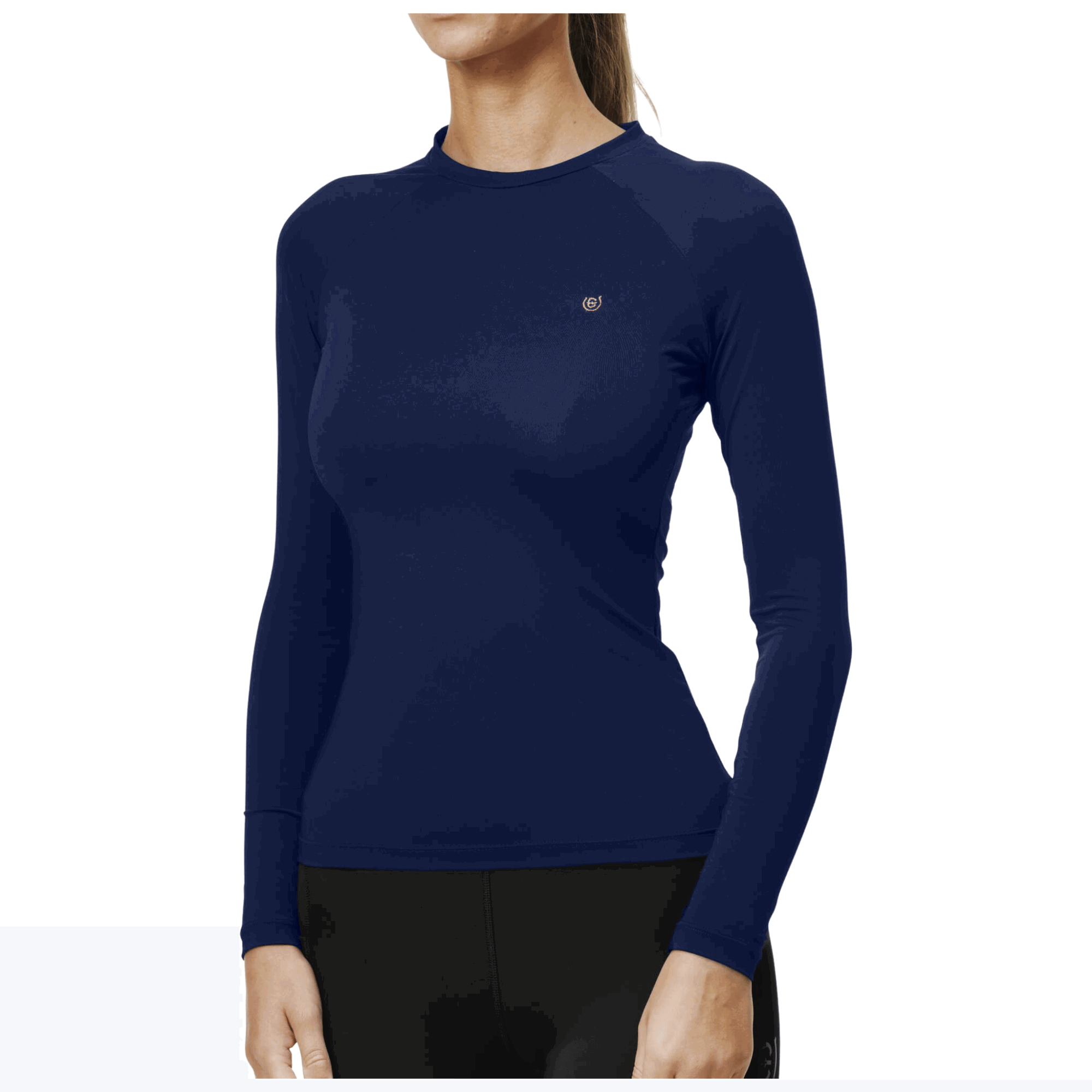 Equestrian Stockholm Shirt Damen Dynamic Base Layer Lagoon Blush, Trainingsshirt, langarm