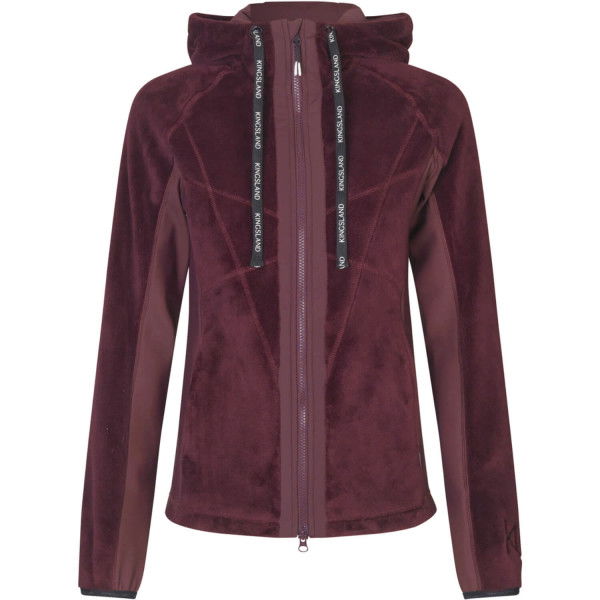 Kingsland Jacke Damen KLvania HW24, Fleecejacke, mit Kapuze