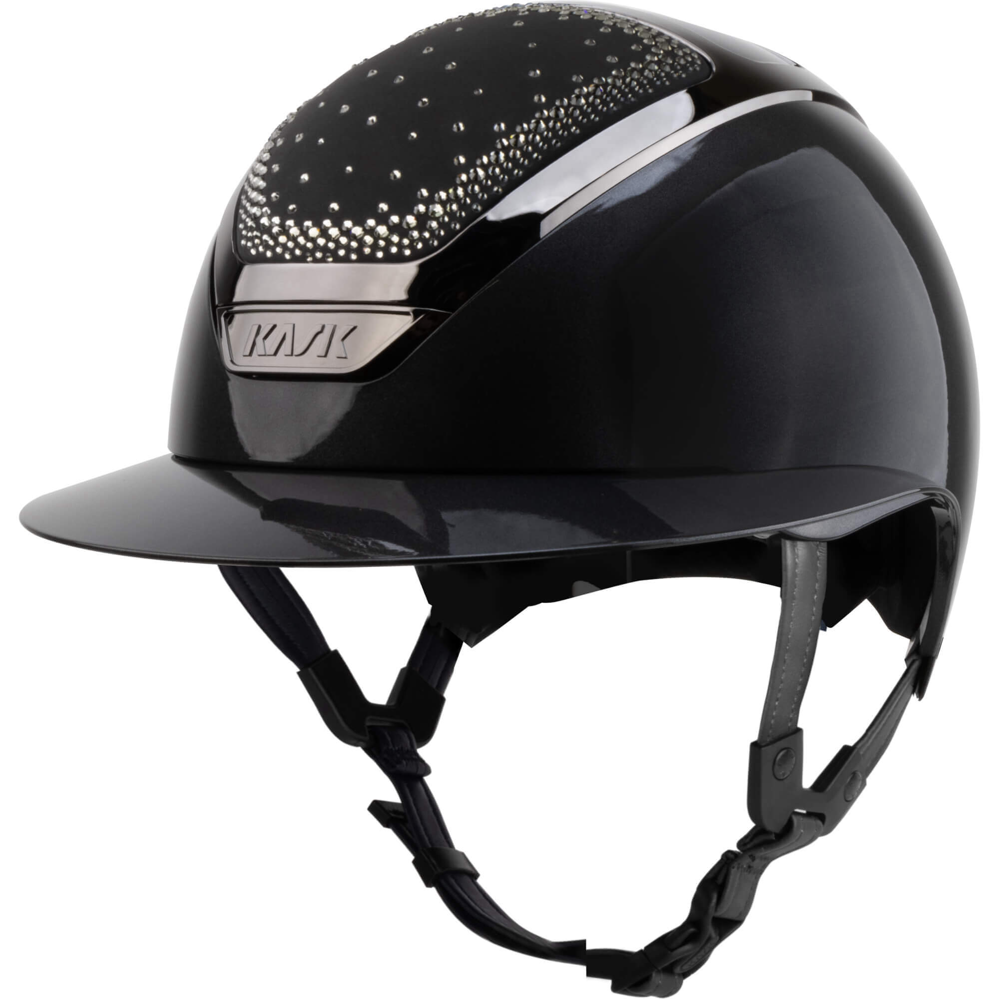 Kask Reithelm Star Lady Pure Shine Swarovski In-Out Diamond