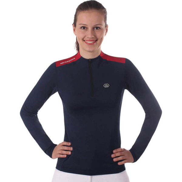 QHP Sportshirt Damen Utha, langarm