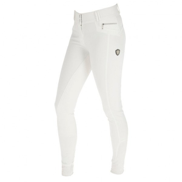 Covalliero Women's Breeches Detroit LS, Full Seat, Leather Trim, Synthetic Leather, High Waisted