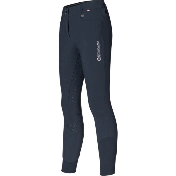 Kingsland Women's Heated Riding Breeches KLkarolina FW24, Full-Grip, Softshell, Winter Riding Breeches