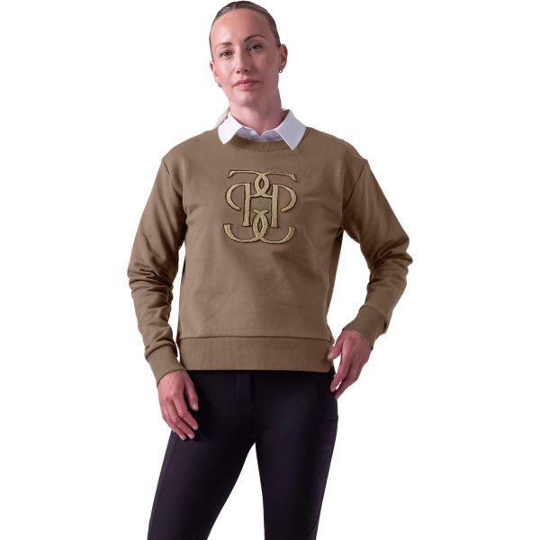 PS of Sweden Pullover Damen Karla Monogram HW24, Sweatshirt