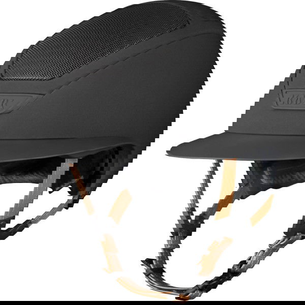 Kask Reithelm Star Lady Hunter Lederriemen Hellbraun