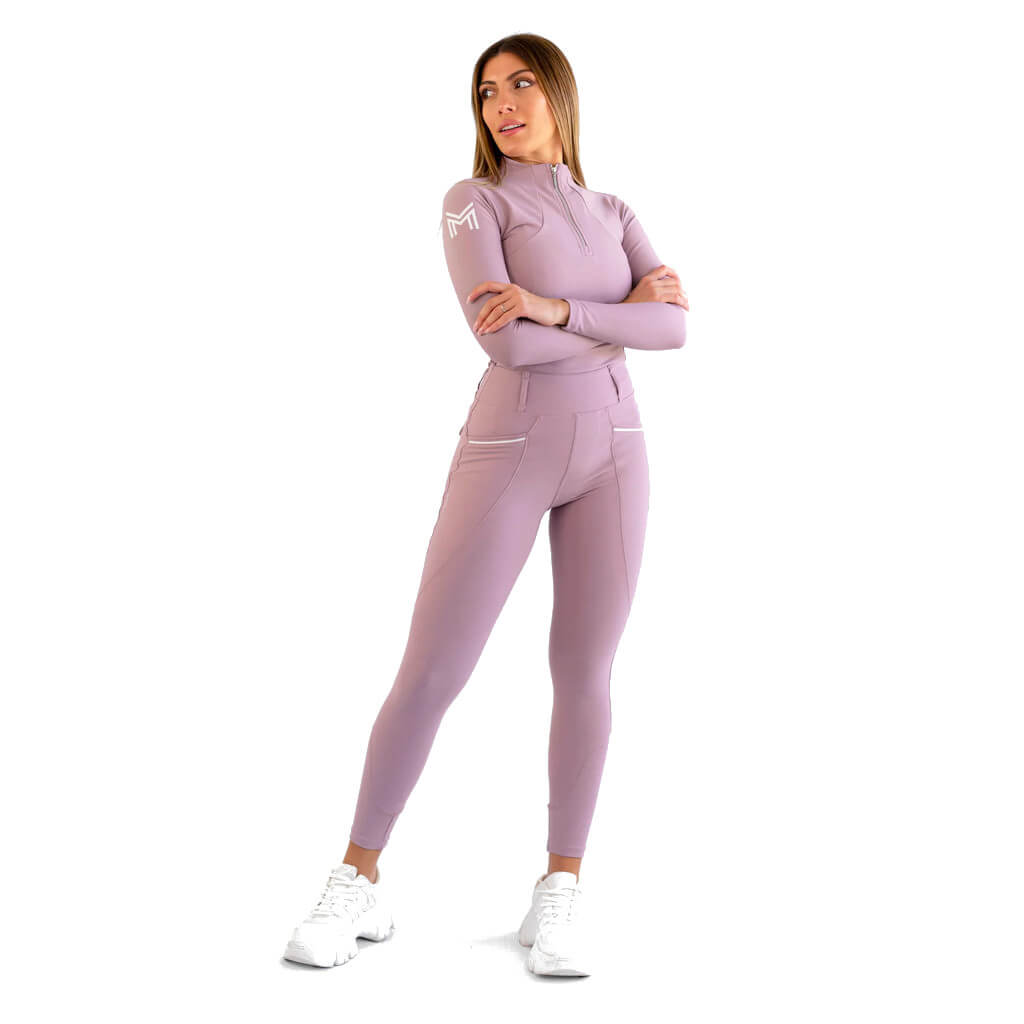 Rive Equestre - RG ITALY Leggings d'équitation pour femmes Knee-Grip