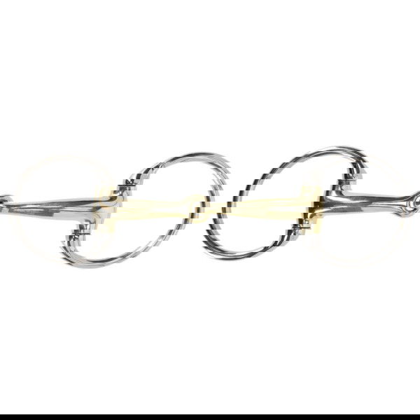 QHP Olive Head Bit Anatomical, Argentan, Single Broken