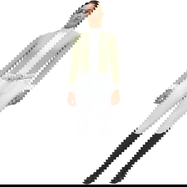 Cavalleria Toscana Turniershirt Mädchen Pleated Jersey L/S, UV-Shirt, langarm