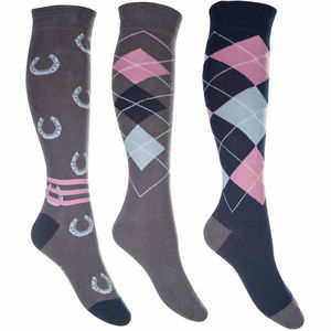 HKM Reitsocken Cardiff, Kniestrümpfe, 3er Set HKM Reitsocken Cardiff, Kniestrümpfe, 3er Set